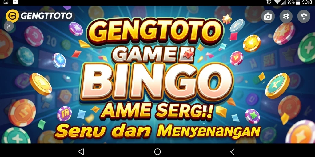 Tampilan layar permainan Bingo GENGTOTO yang seru dan interaktif.