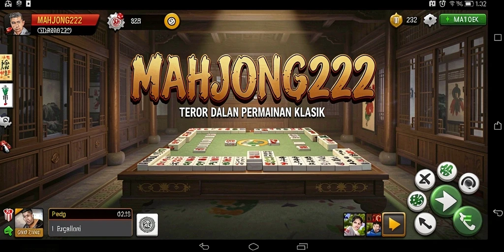 Tangkapan layar dari gameplay horor yang menegangkan di MAHJONG222.