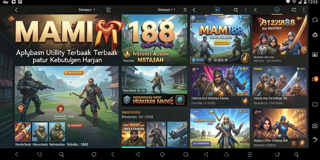Tampilan antarmuka MAMI188 yang intuitif dan menarik.