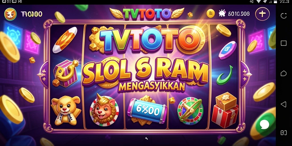 Tampilan menarik dari gameplay Slot di TVTOTO.